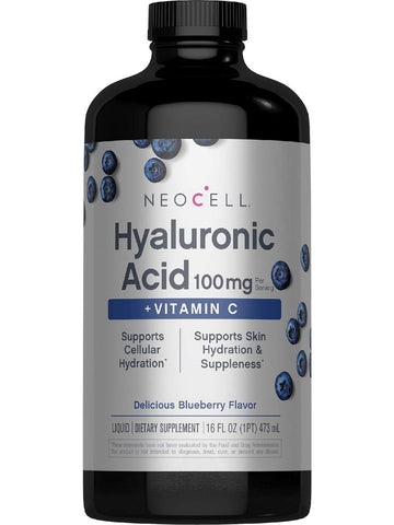 NeoCell, Hyaluronic Acid + Vitamin C, Blueberry, 16 fl oz