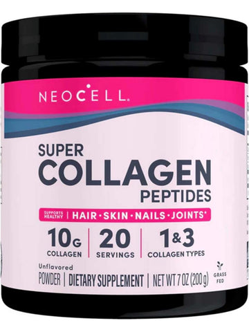 NeoCell, Super Collagen Peptides Powder, Unflavored, 7 oz
