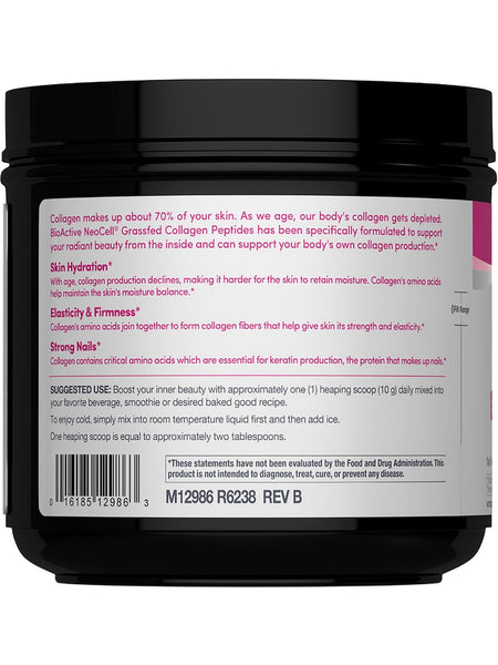 NeoCell, Grassfed Collagen Peptides, Unflavored, 14 oz