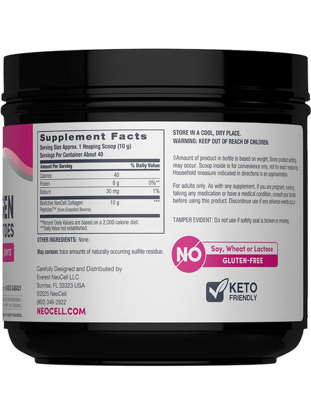 NeoCell, Grassfed Collagen Peptides, Unflavored, 14 oz