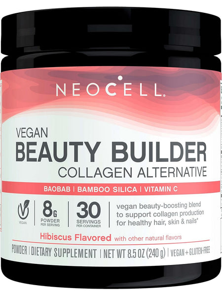 NeoCell, Vegan Beauty Builder, Hibiscus Flavored, 8.5 oz