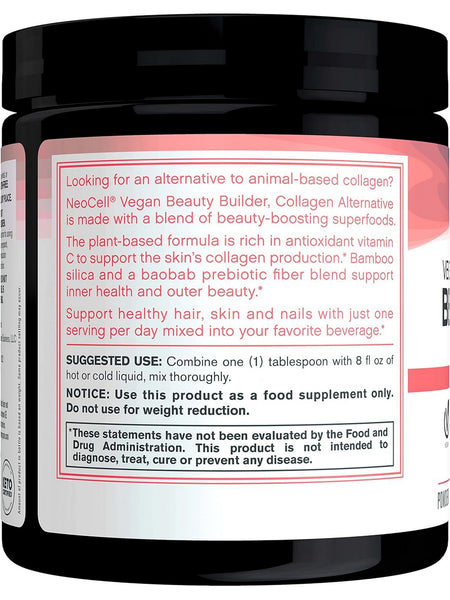 NeoCell, Vegan Beauty Builder, Hibiscus Flavored, 8.5 oz