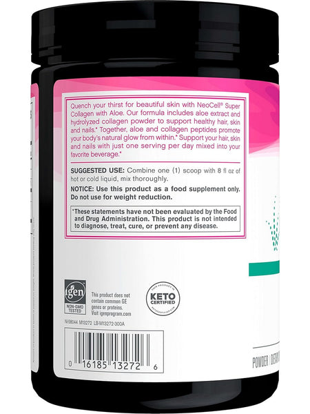 NeoCell, Super Collagen with Aloe, Unflavored, 10.6 oz