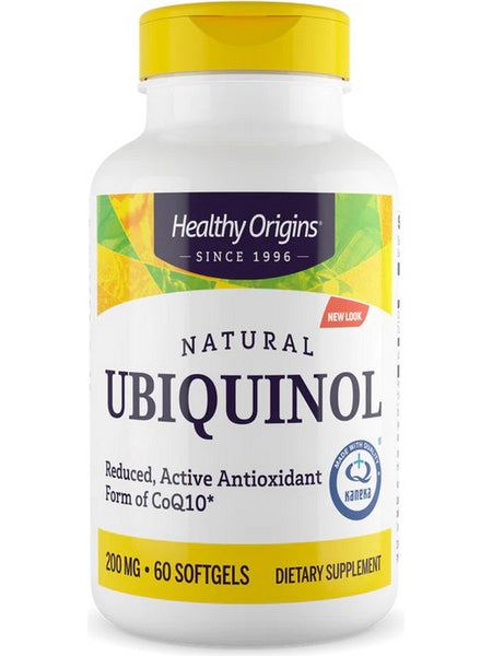 Healthy Origins, Natural Ubiquinol, 200 mg, 60 Softgels