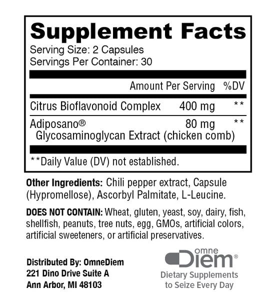 OmneDiem, Metabolic Support, 60 Capsules