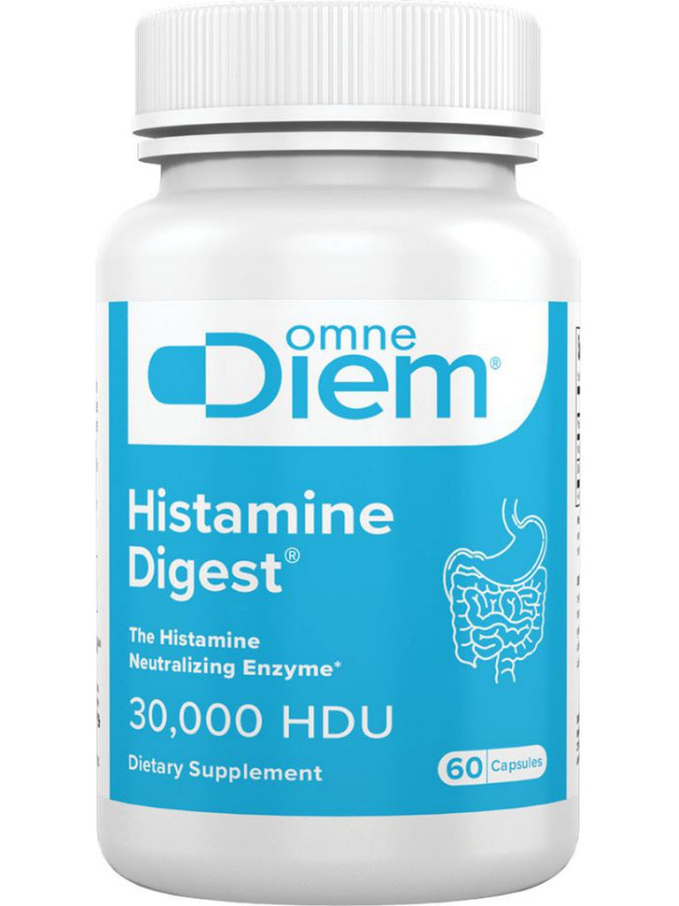 OmneDiem, Histamine Digest, 30,000 HDU, 60 Capsules