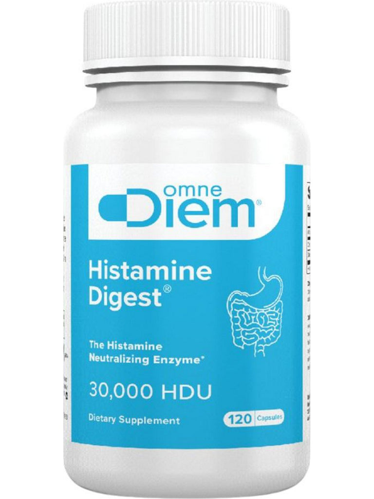 OmneDiem, Histamine Digest, 30,000 HDU, 120 Capsules