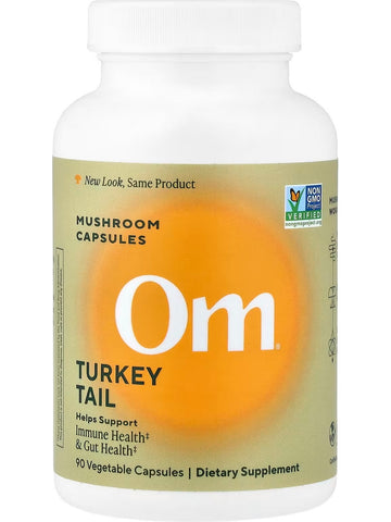 Om Mushroom Superfood, Turkey Tail Mushroom Capsules, 90 Vegetable Capsules