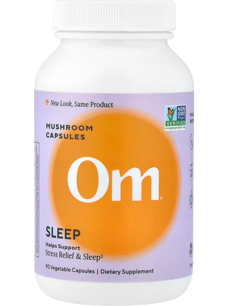 Om Mushroom Superfood, Sleep Mushroom Capsules, 90 Vegetable Capsules