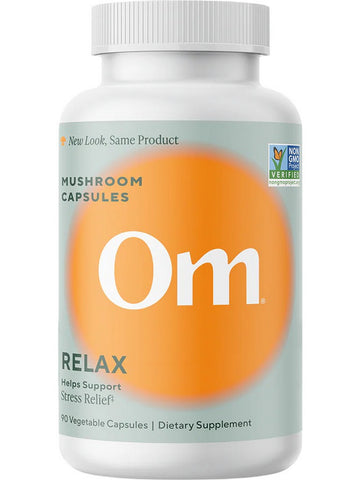 Om Mushroom Superfood, Relax Mushroom Capsules, 90 Vegetable Capsules