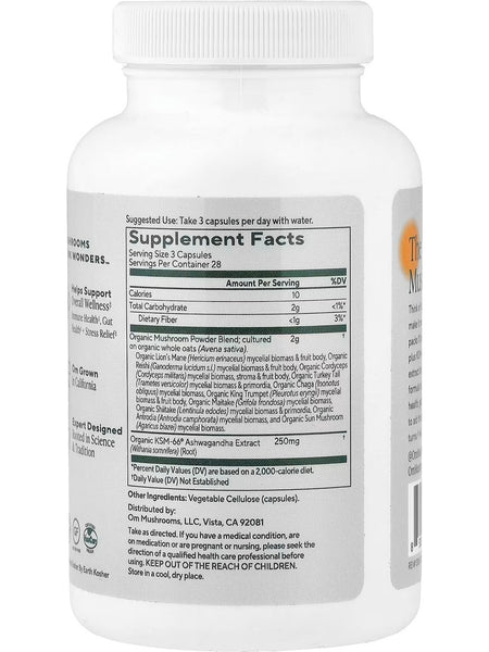 Om Mushroom Superfood, Master Blend, 84 Vegetable Capsules
