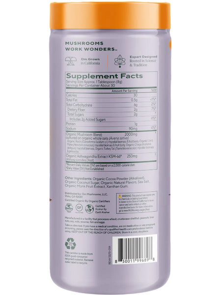 Om Mushroom Superfood, Mushroom Hot Chocolate Blend, 8.47 oz