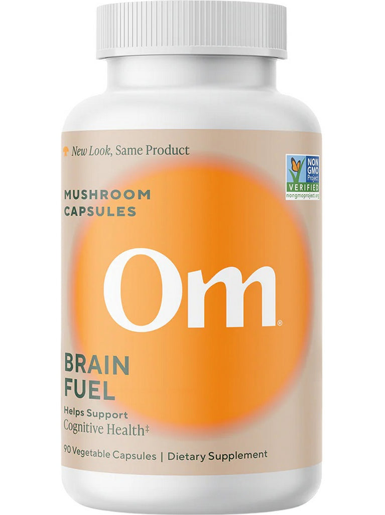 Om Mushroom Superfood, Brain Fuel, 90 Vegetable Capsules