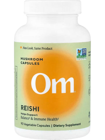 Om Mushroom Superfood, Reishi Mushroom Capsules, 90 Vegetable Capsules