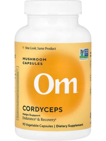 Om Mushroom Superfood, Cordecyps Mushroom Capsules, 90 Vegetable Capsules