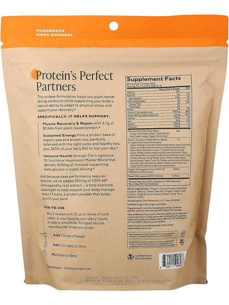Om Mushroom Superfood, Master Blend, Plant Protein, Creamy Chocolate, 1.20 lb