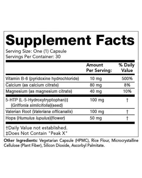 Olympian Labs, 5 HTP Plus, 100 mg, 30 Vegetarian Capsules