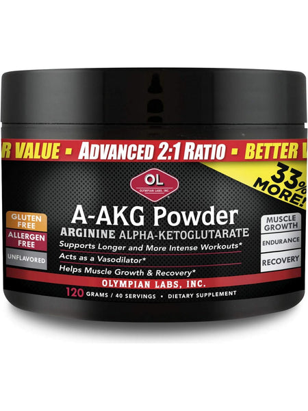 Olympian Labs, A-AKG Powder, 120 grams