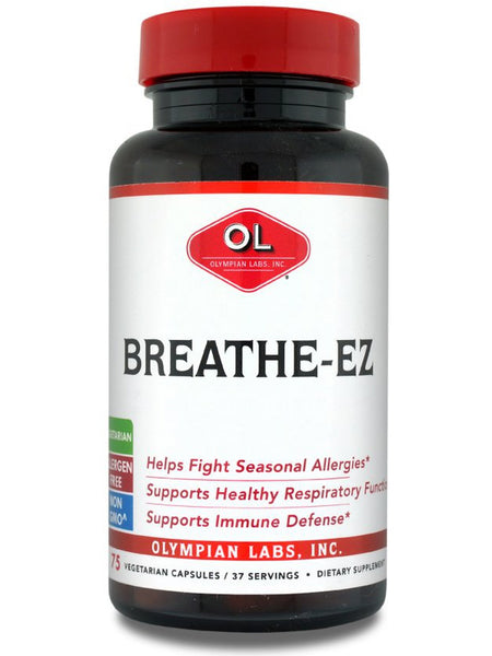 Olympian Labs, Breathe-EZ, 75 Vegetarian Capsules