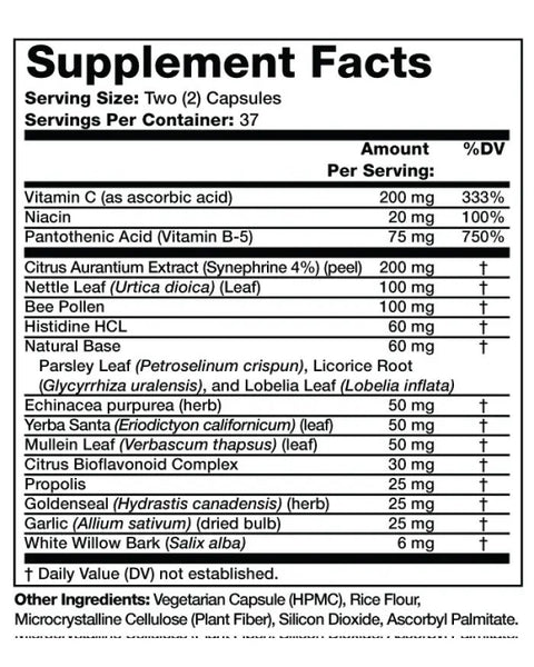 Olympian Labs, Breathe-EZ, 75 Vegetarian Capsules