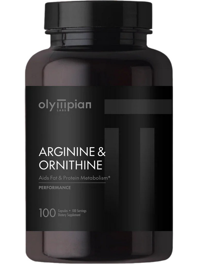 Olympian Labs, Arginine and Ornithine, 100 Capsules