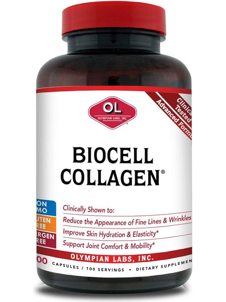 Olympian Labs, BioCell Collagen, 1500 mg, 100 Capsules