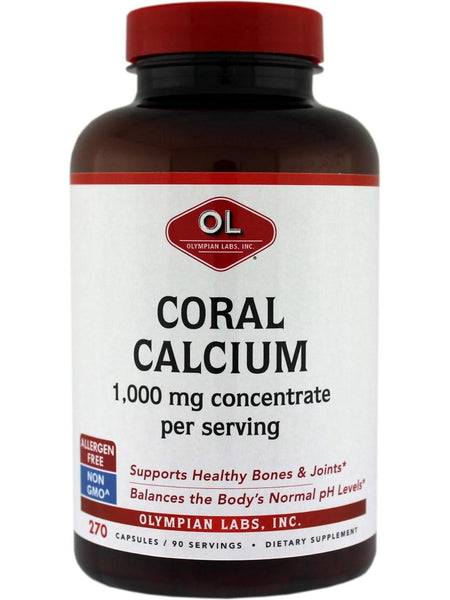 Olympian Labs, Coral Calcium, 270 Capsules