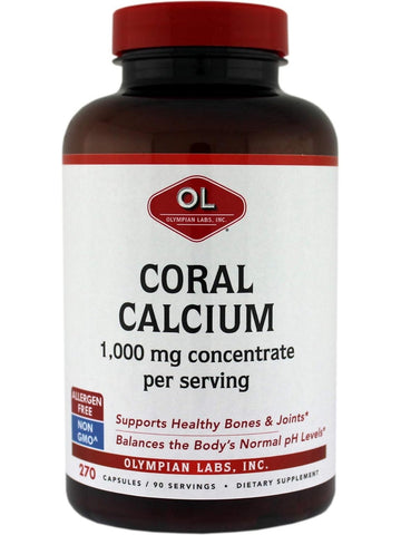 Olympian Labs, Coral Calcium, 270 Capsules
