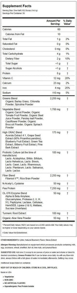 Olympian Labs, Greens Protein 8 in 1, Blueberry, 730 grams