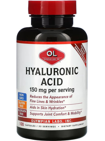 Olympian Labs, Hyaluronic Acid, 150 mg, 100 Capsules
