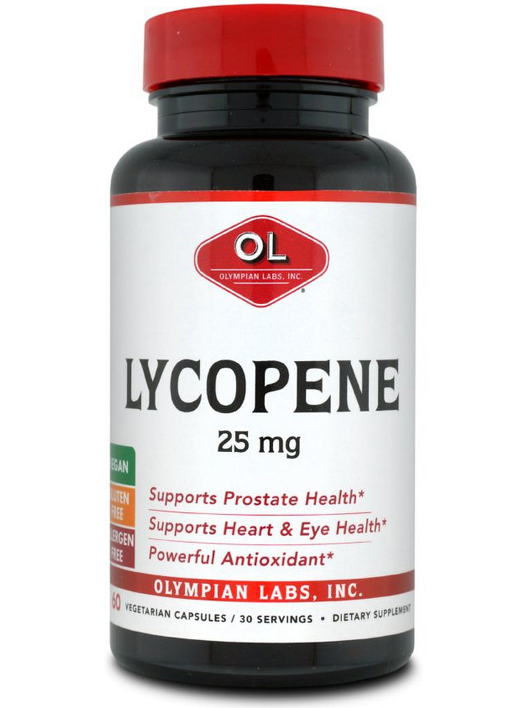 Olympian Labs, Lycopene, 25 mg, 60 Vegetarian Capsules