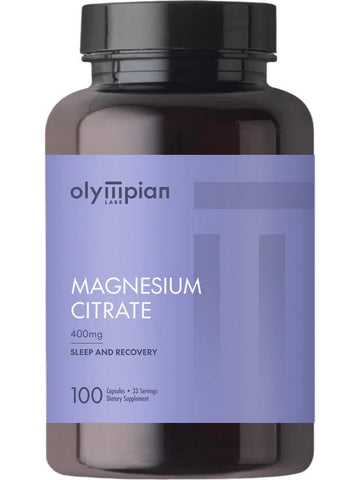Olympian Labs, Magnesium Citrate, 400 mg, 100 Capsules