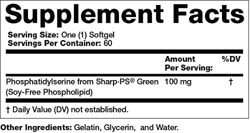 Olympian Labs, Phosphatidylserine, 100 mg, 60 Softgels