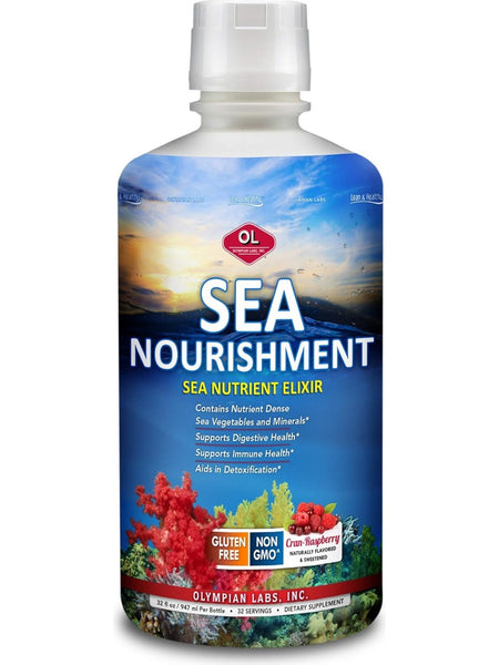 Olympian Labs, Sea Nourishment, Cran-Raspberry, 32 fl oz