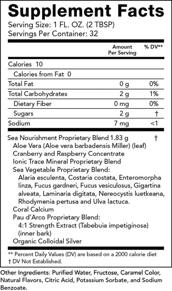 Olympian Labs, Sea Nourishment, Cran-Raspberry, 32 fl oz