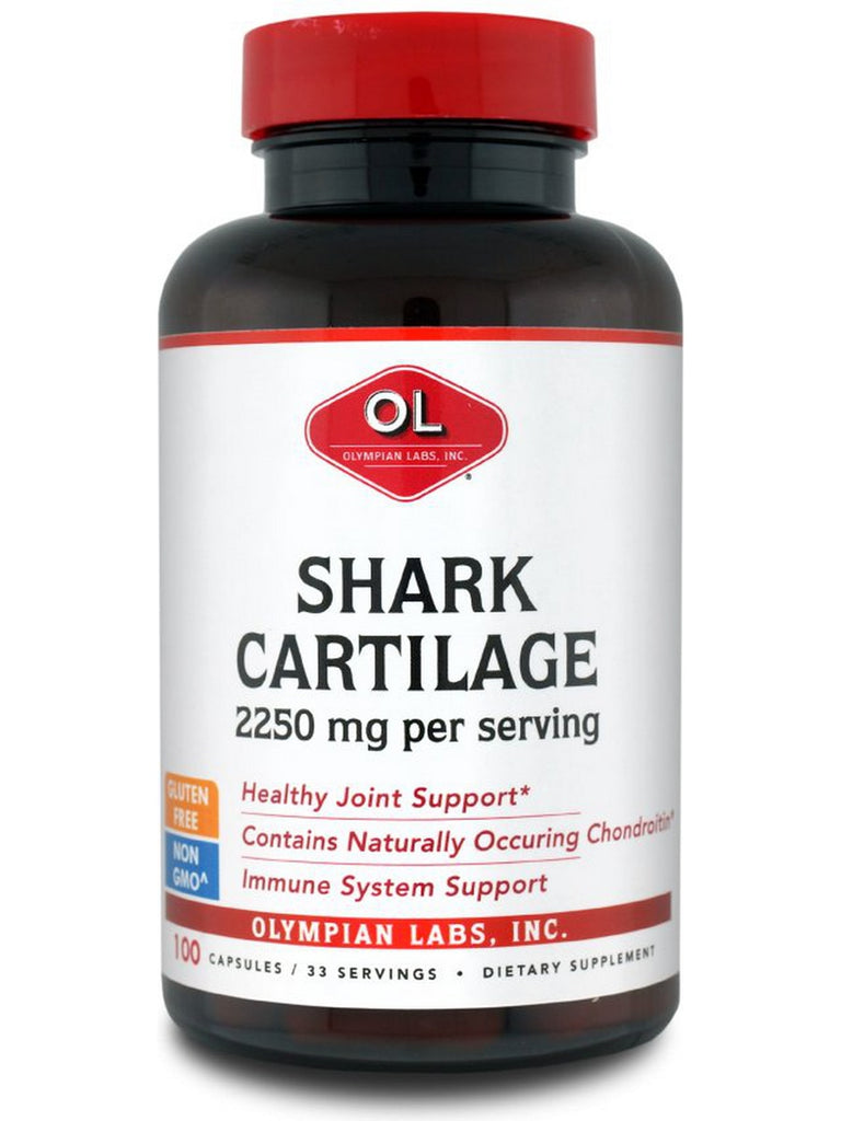 Olympian Labs, Shark Cartilage, 2250 mg, 100 Capsules