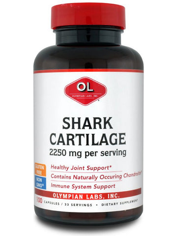 Olympian Labs, Shark Cartilage, 2250 mg, 100 Capsules
