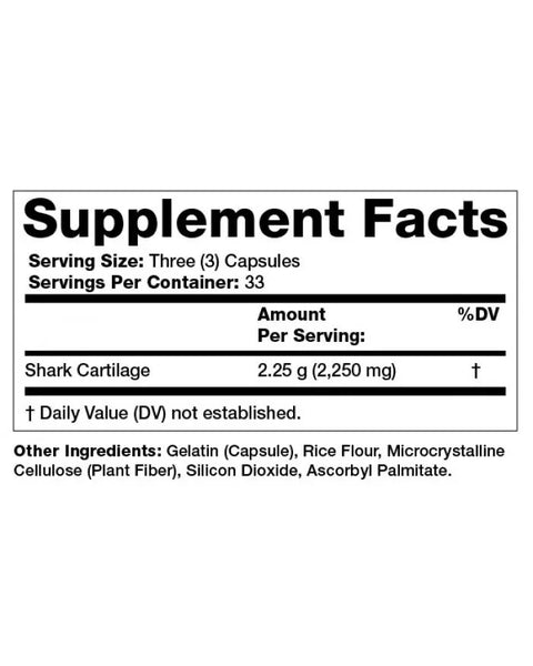 Olympian Labs, Shark Cartilage, 2250 mg, 100 Capsules