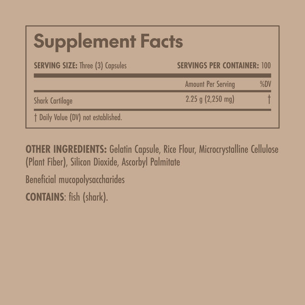 Olympian Labs, Shark Cartilage, 2250 mg, 300 Capsules