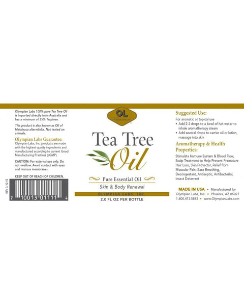Olympian Labs, Tea Tree Oil, 2 fl oz