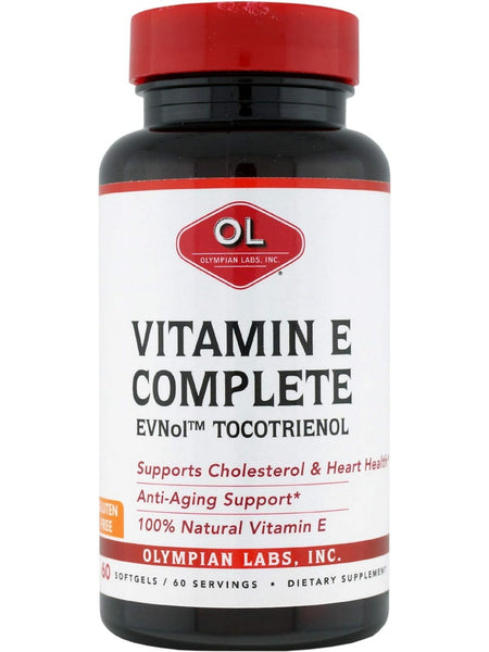 Olympian Labs, Vitamin E Complete Tocomin, 60 Softgels