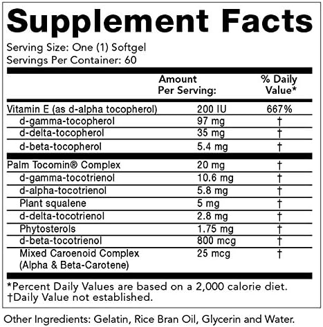 Olympian Labs, Vitamin E Complete Tocomin, 60 Softgels