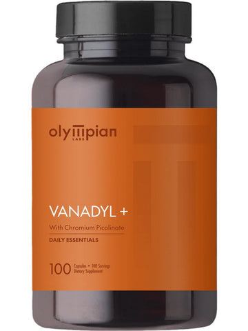 Olympian Labs, Vanadyl Plus with Chromium Picolinate, 100 Capsules