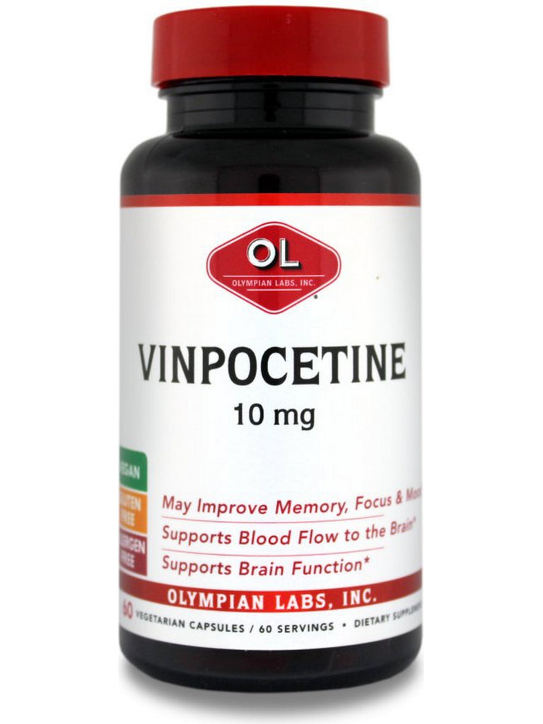 Olympian Labs, Vinpocetine, 10 mg, 60 Vegetarian Capsules