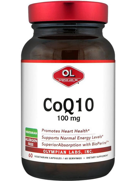 Olympian Labs, CoQ10 100 mg with BioPerine, 60 Vegetarian Capsules