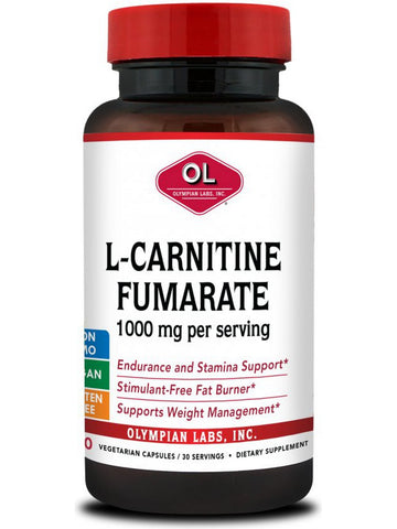 Olympian Labs, L-Carnitine Fumarate, 60 Vegetarian Capsules