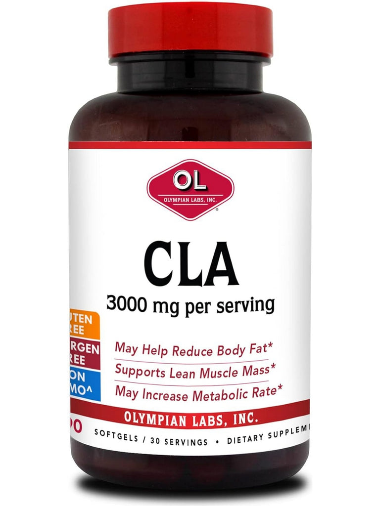 Olympian Labs, CLA Conjugated Linoleic Acid, 3000 mg, 90 Softgels