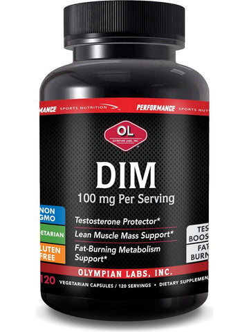 Olympian Labs, DIM, 100 mg, 120 Capsules