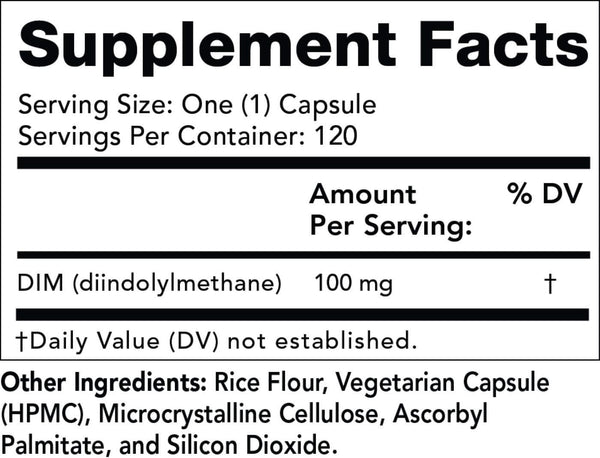 Olympian Labs, DIM, 100 mg, 120 Capsules