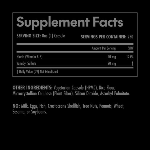 Olympian Labs, Vanadyl Sulfate, 250 Capsules